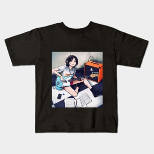 Bass Girl Kids T-Shirt